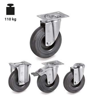 TR-52-SL-Roues avec montures pour charges légères